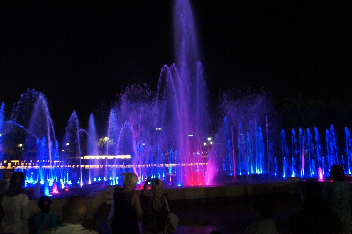 Musikalische Brunnen in Eilat. Touristen-Feedback