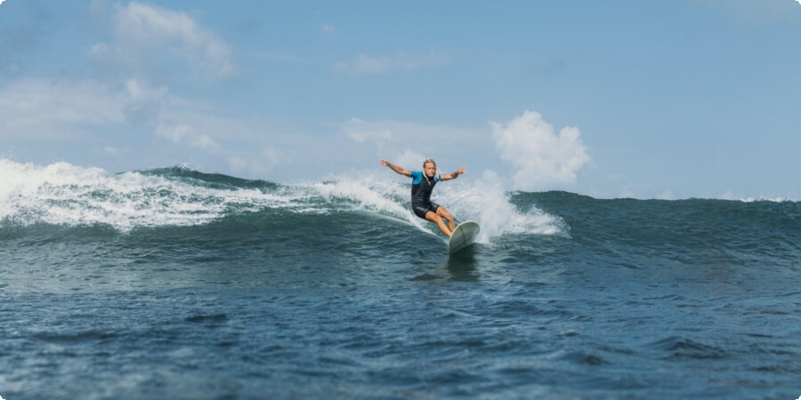 Surfing in Oman